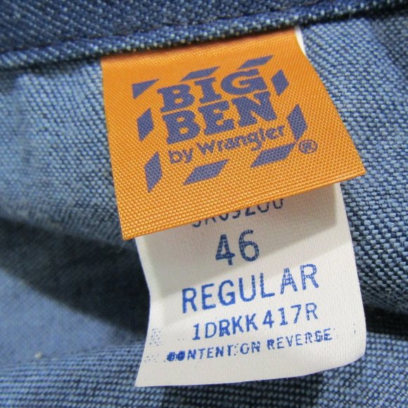 NWT Vtg Big Ben by Wrangler Coveralls 46 Reg - Picture 7 of 8